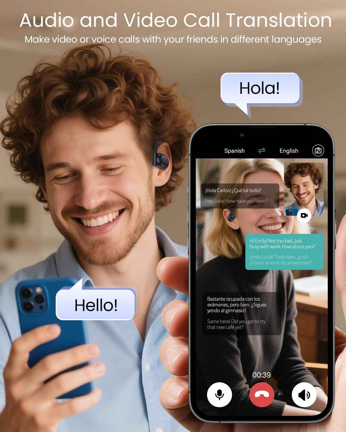 AI Translation Earbuds - LXVOX
