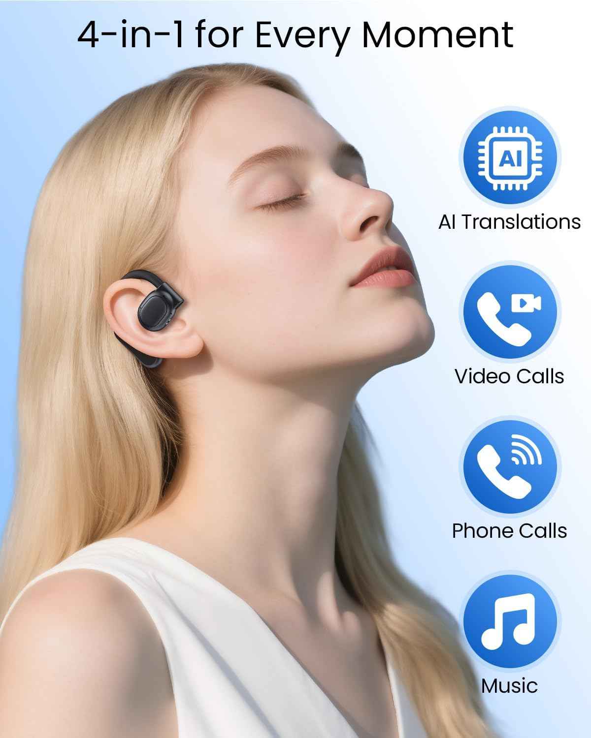 AI Translation Earbuds - LXVOX
