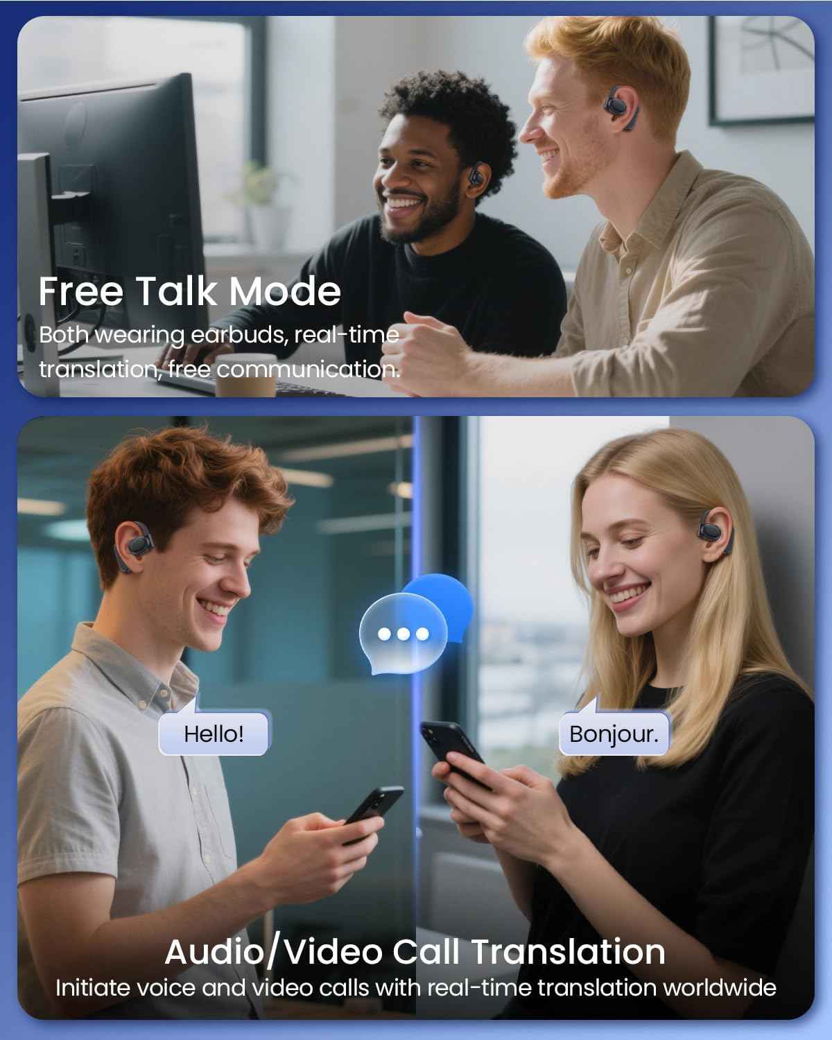 AI Translation Earbuds - LXVOX