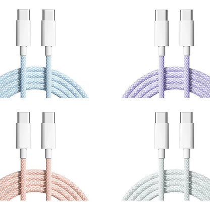 USB Typ-C auf Typ-C Kabel | 60W 6A Schnelllade- und Datenübertragungskabel